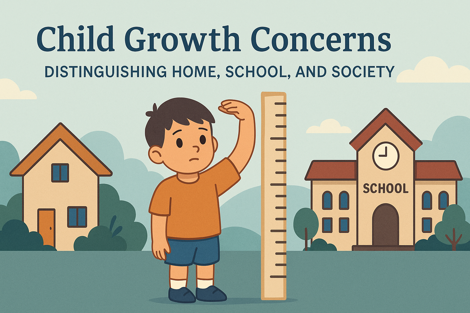 Child Growth Concerns: Distinguishing Home, School, and Society